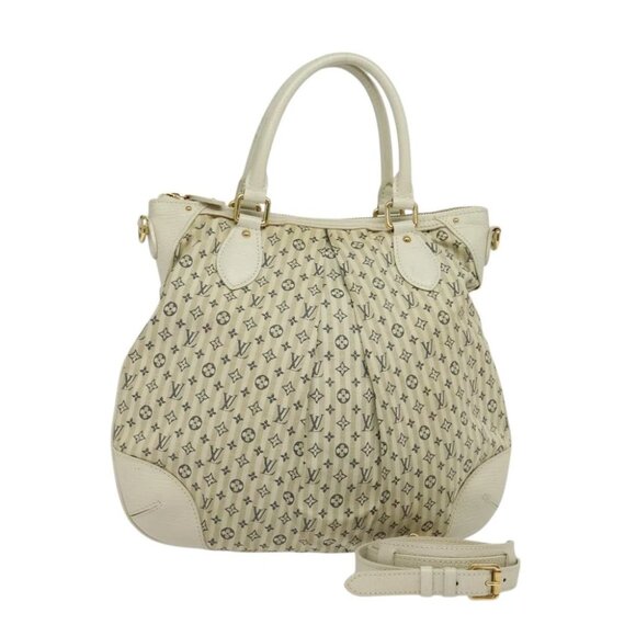 LOUIS VUITTON Monogram Mini Lin Croisette Marina PM Bag Beige M95494 Auth 125591 - Picture 1 of 15